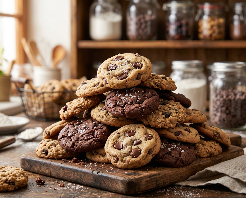 Freshly baked cookies