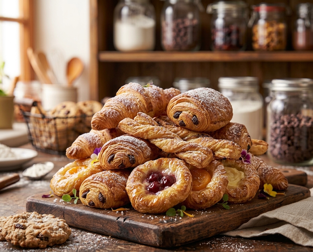 Assorted pastries