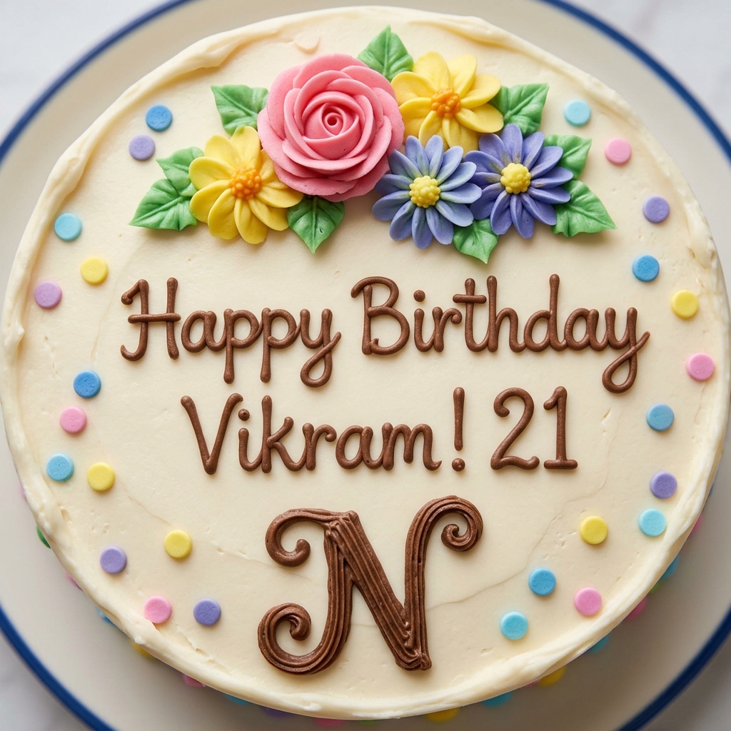 Close-up of cake decoration detail